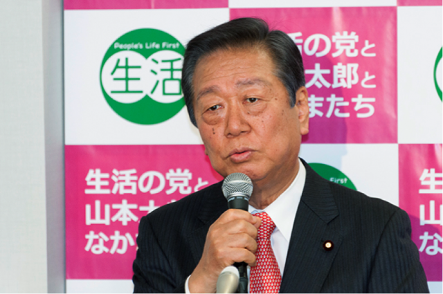 参院選の野党共闘について見解を述べる小沢一郎共同代表