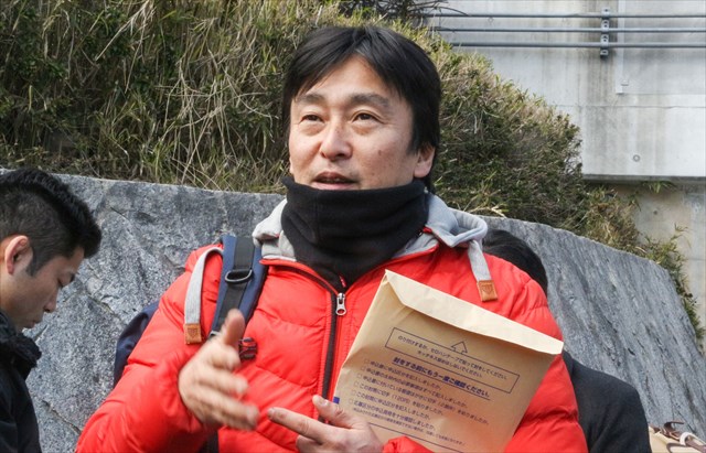 ▲財務省近畿財務局に情報公開請求を行った木村真・豊中市議
