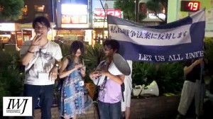 【兵庫】SEALDs KANSAI 戦争法案に反対する金曜街宣アピール